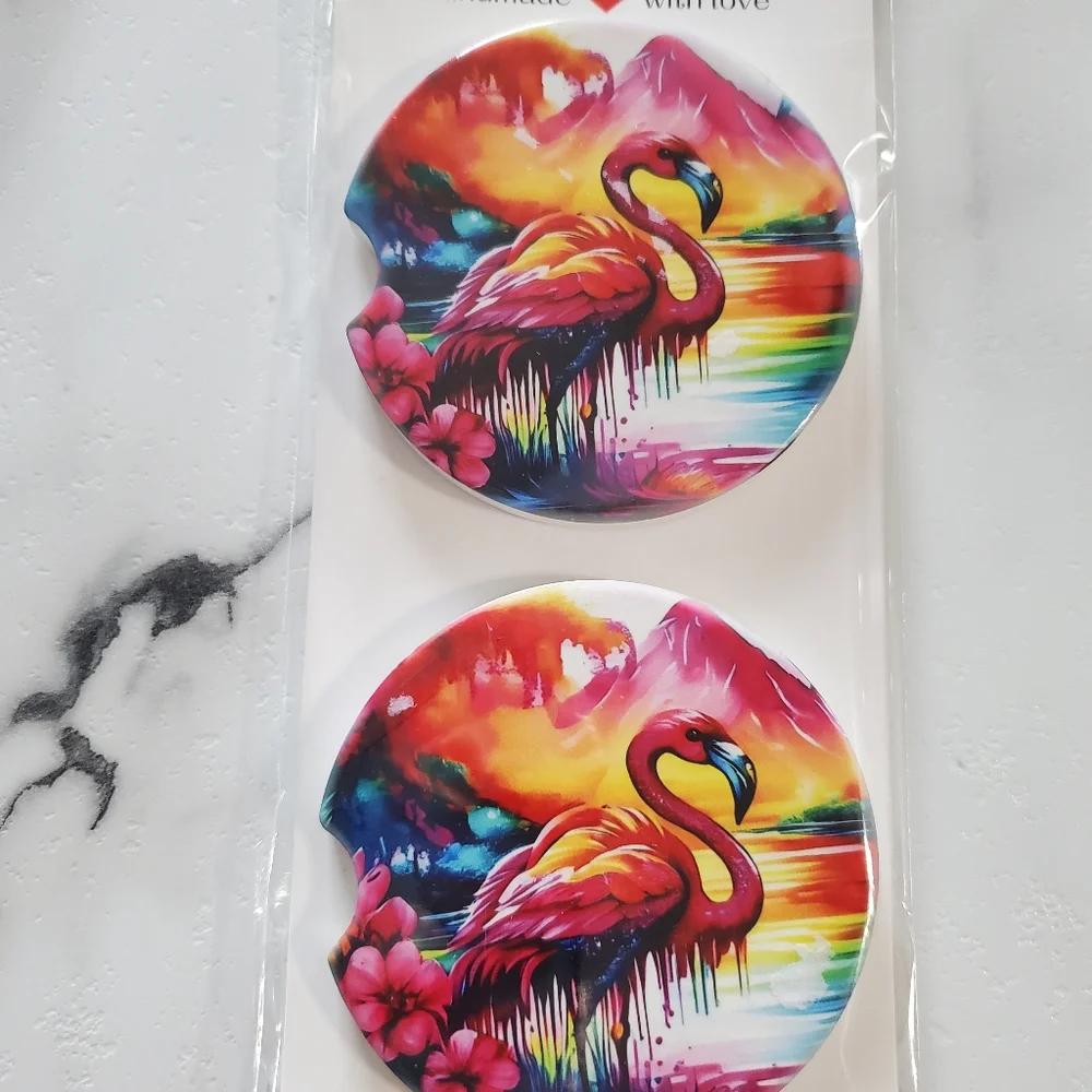 Artisan flamingo paint